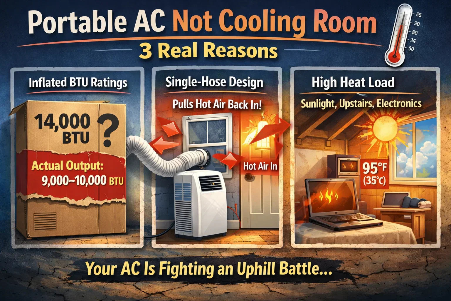Portable AC Not Cooling Room? What’s Actually Causing It