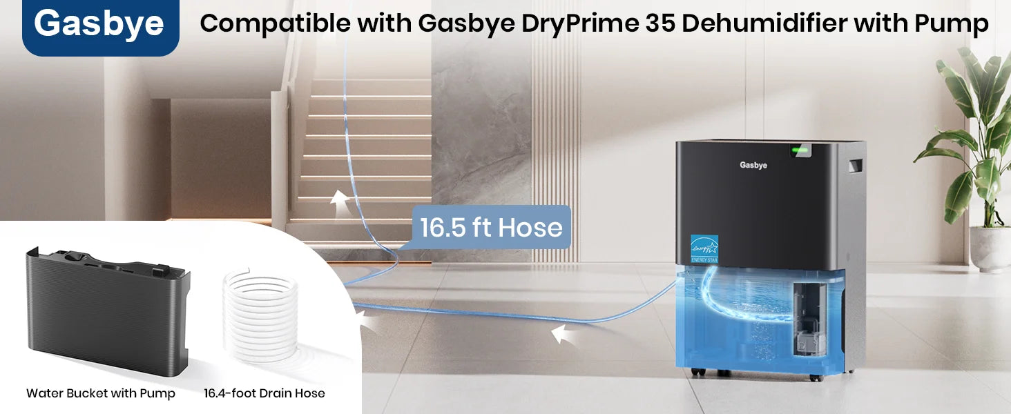 Compatible with Gasbye DryPrime 35 Dehumidifier with Pump