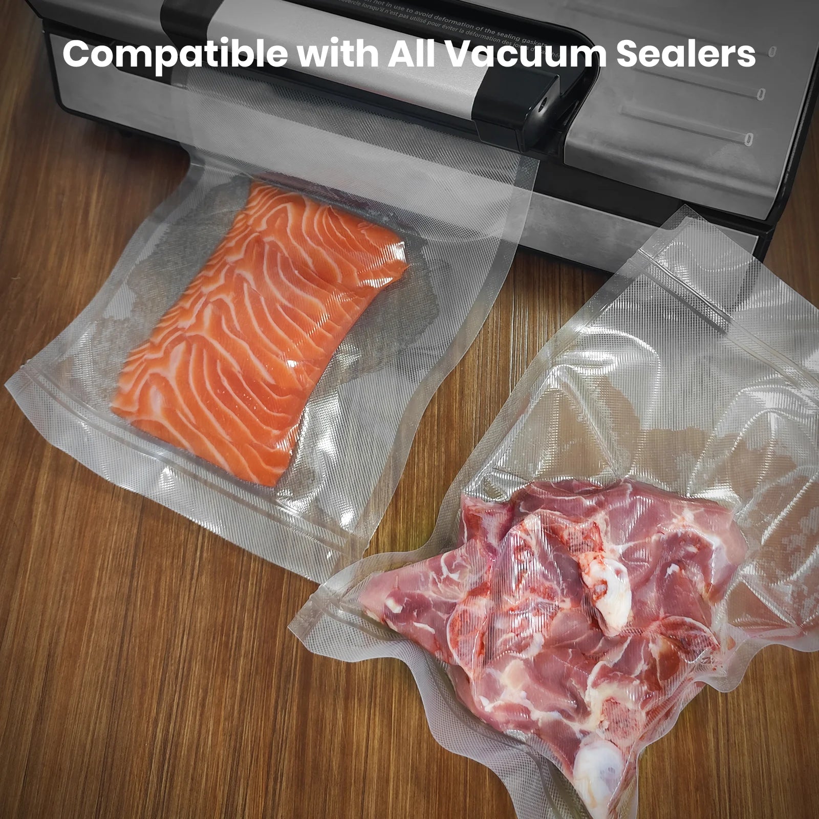 Gasbye Vacuum Sealer Bags Compatible with All Vacuum Sealers