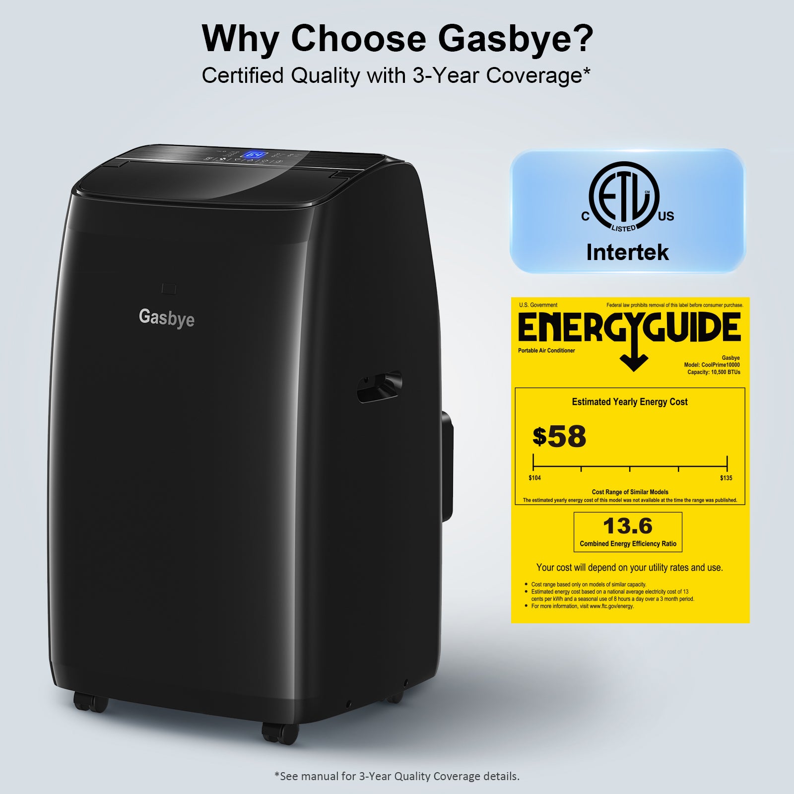 Reason to choose CoolPrime 10000B Air Conditioner
