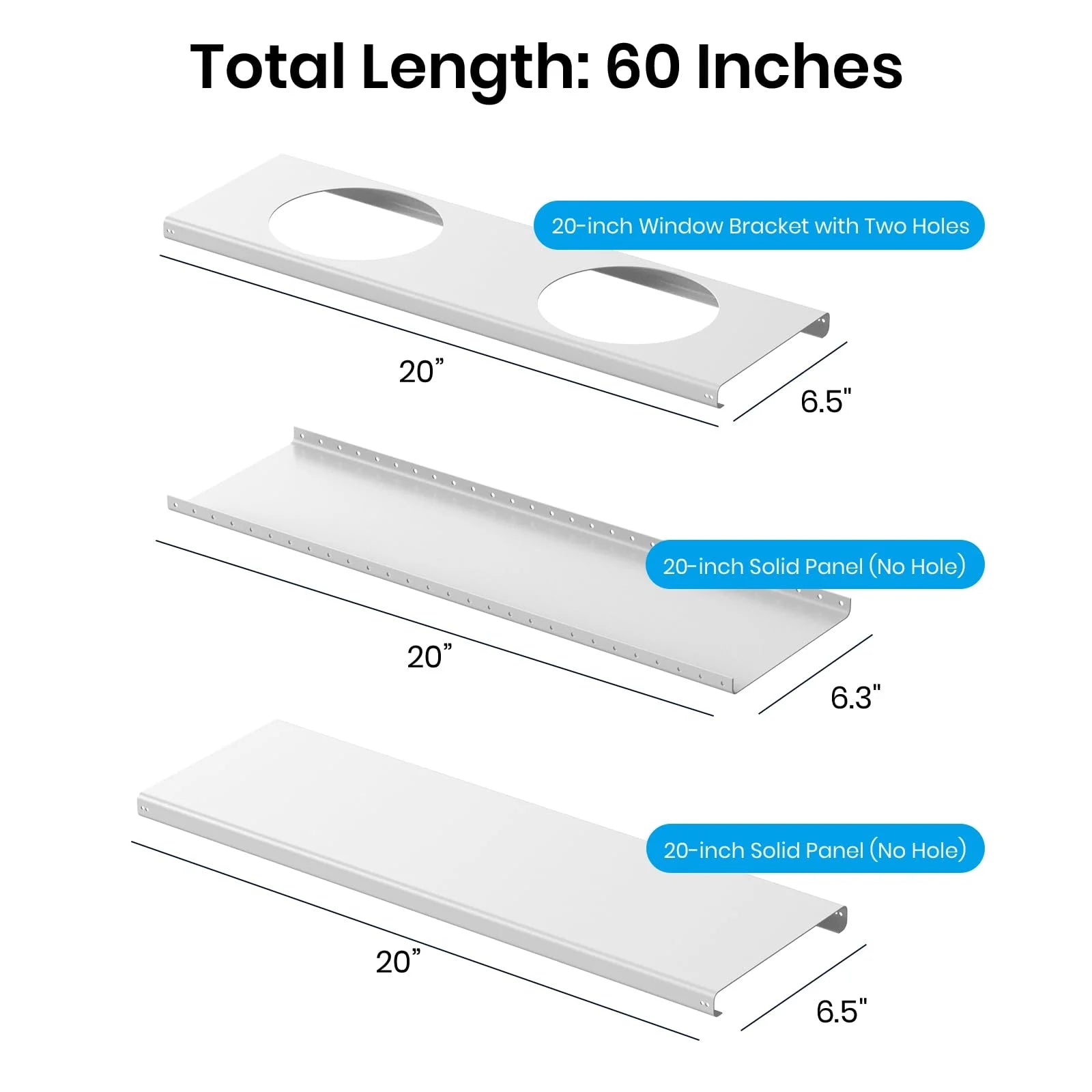 Window Bracket Kit Dimensions