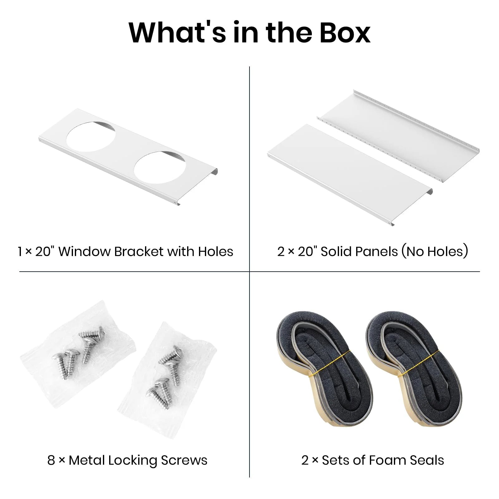 Window Bracket Kit Packing List
