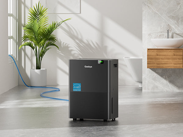 DryPrime 35BP dehumidifier in laundry room scene