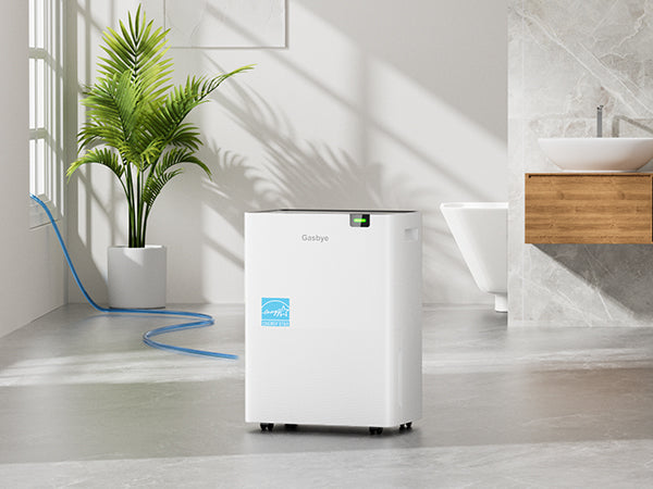 DryPrime 35WP dehumidifier in laundry room scene