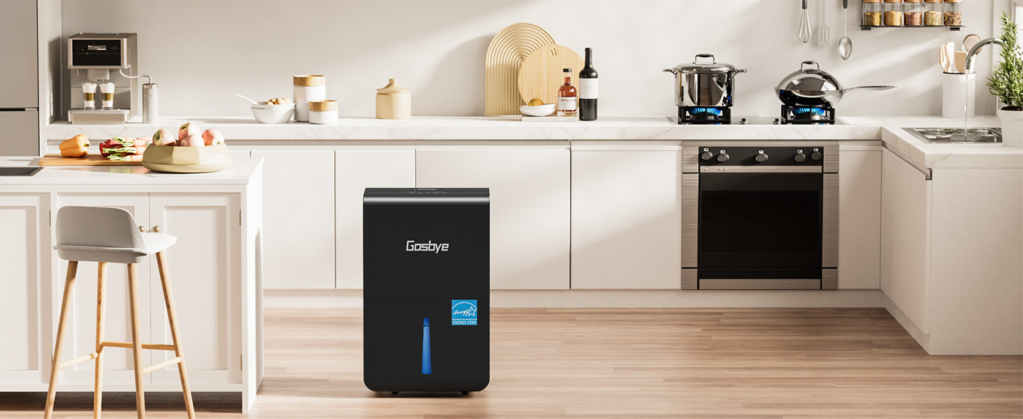 DryPrime 50B dehumidifier in kitchen scene