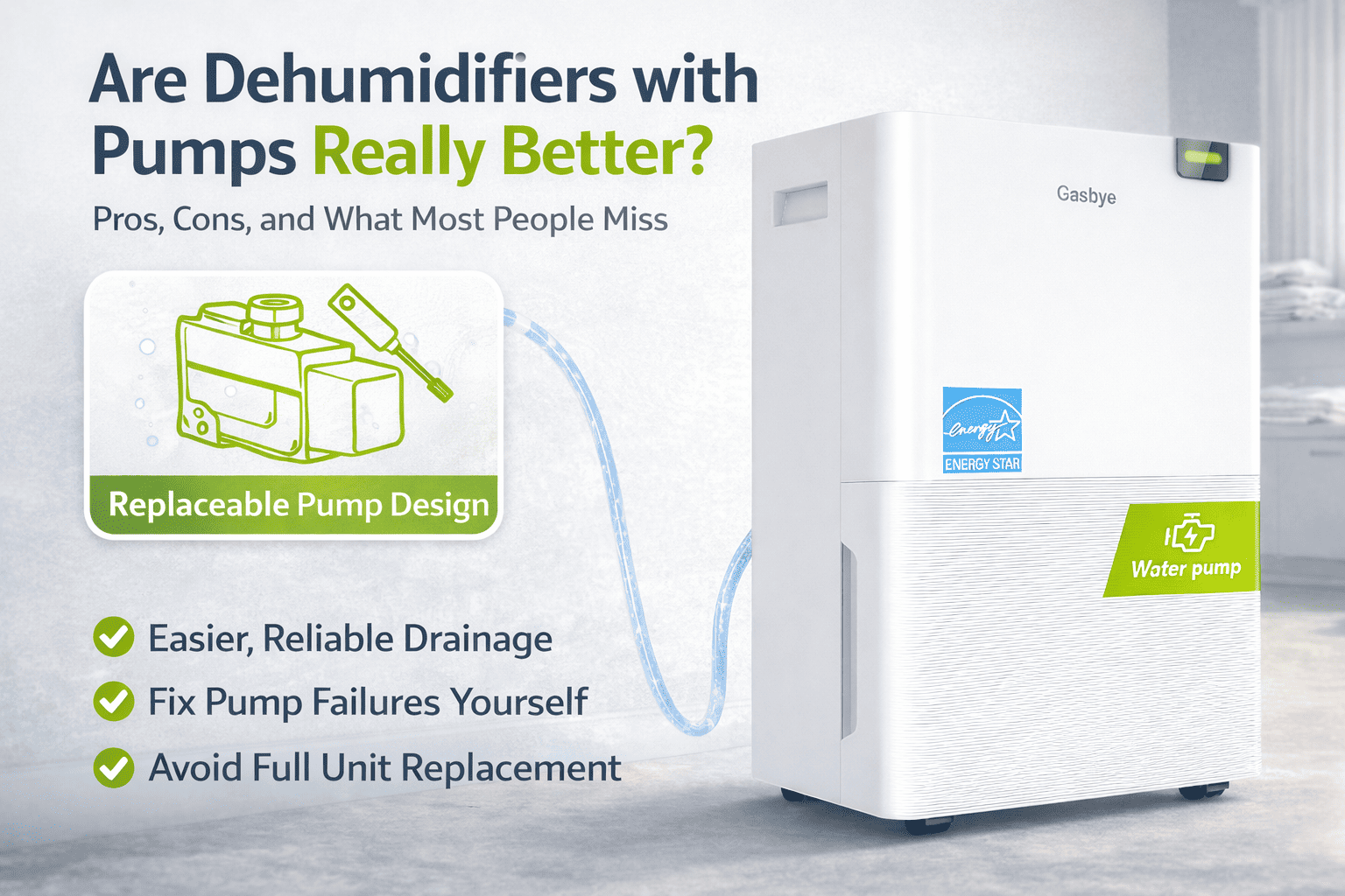 Are Dehumidifiers withPumps Really Better