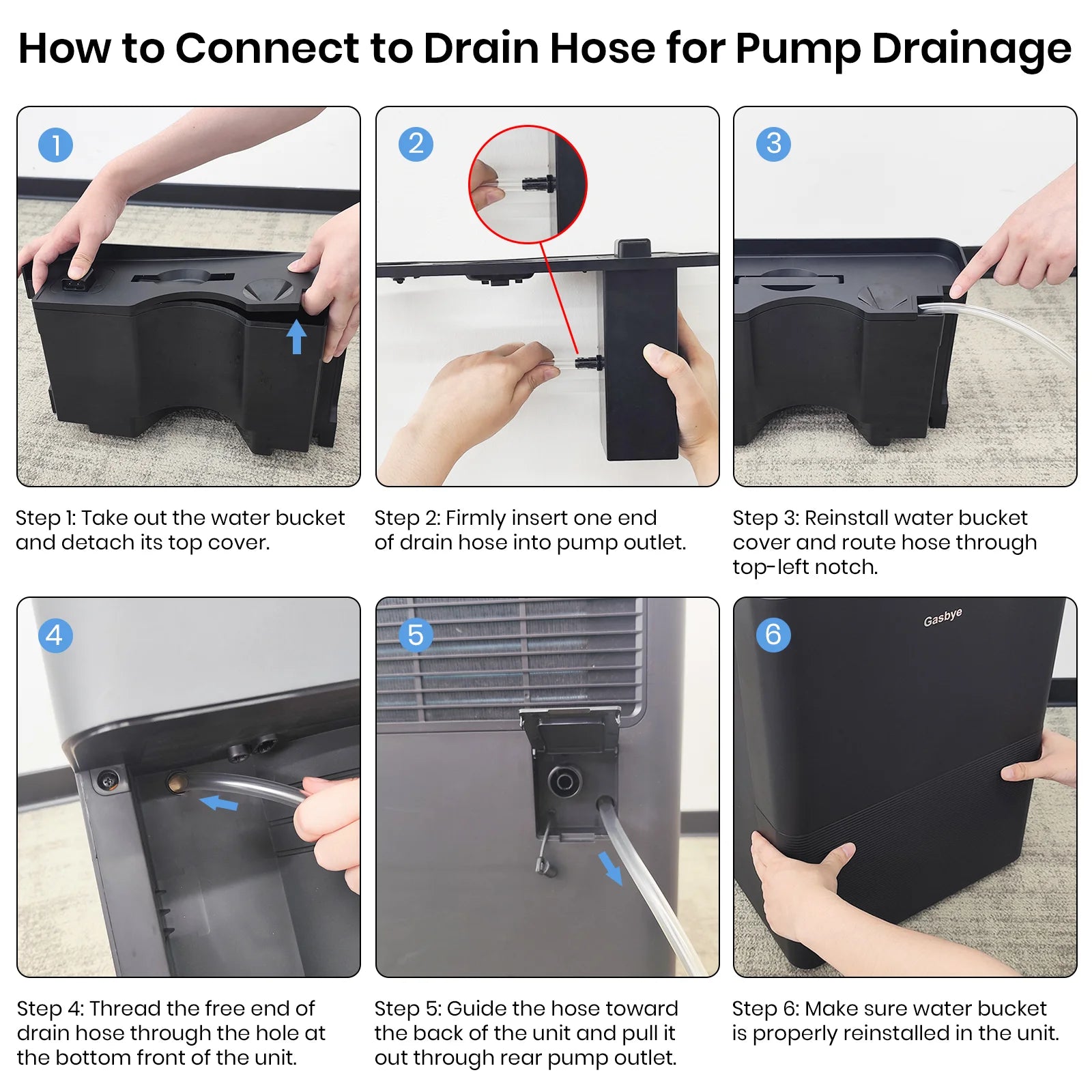 How to Connect to Drain Hose for Pump Drainage