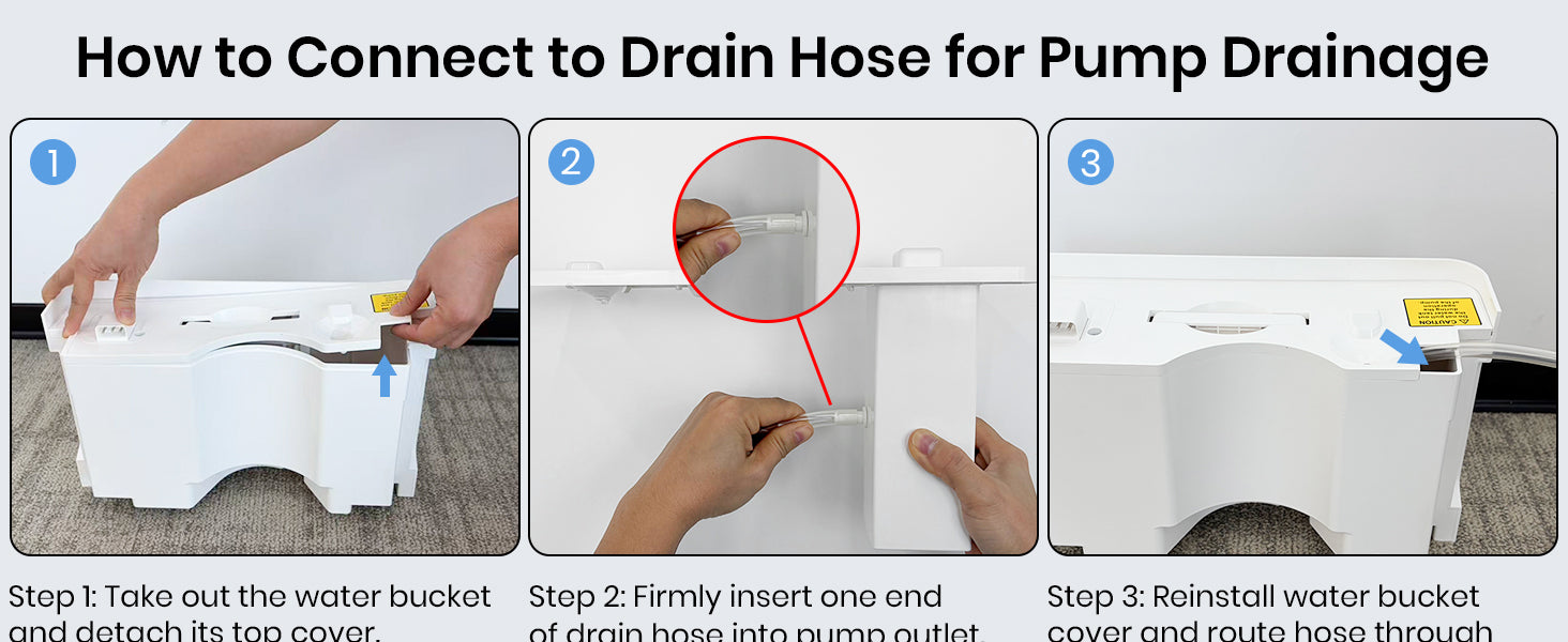 How to Connect to Drain Hose for Pump Drainage