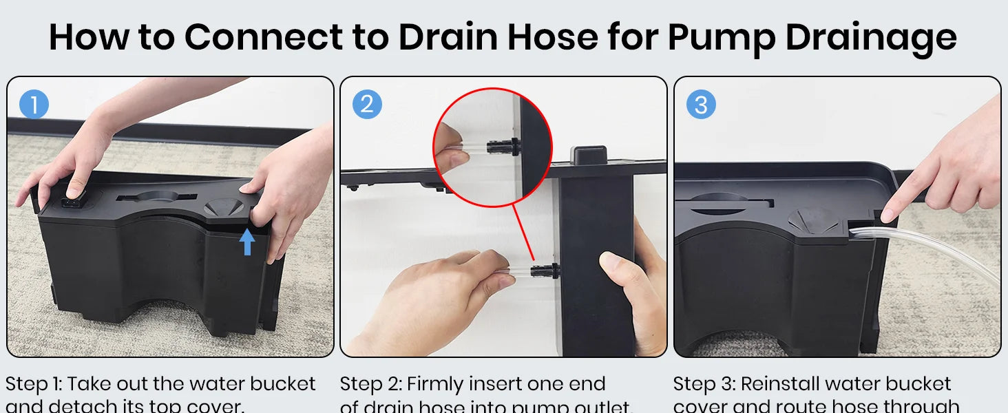 How to Connect to Drain Hose for Pump Drainage