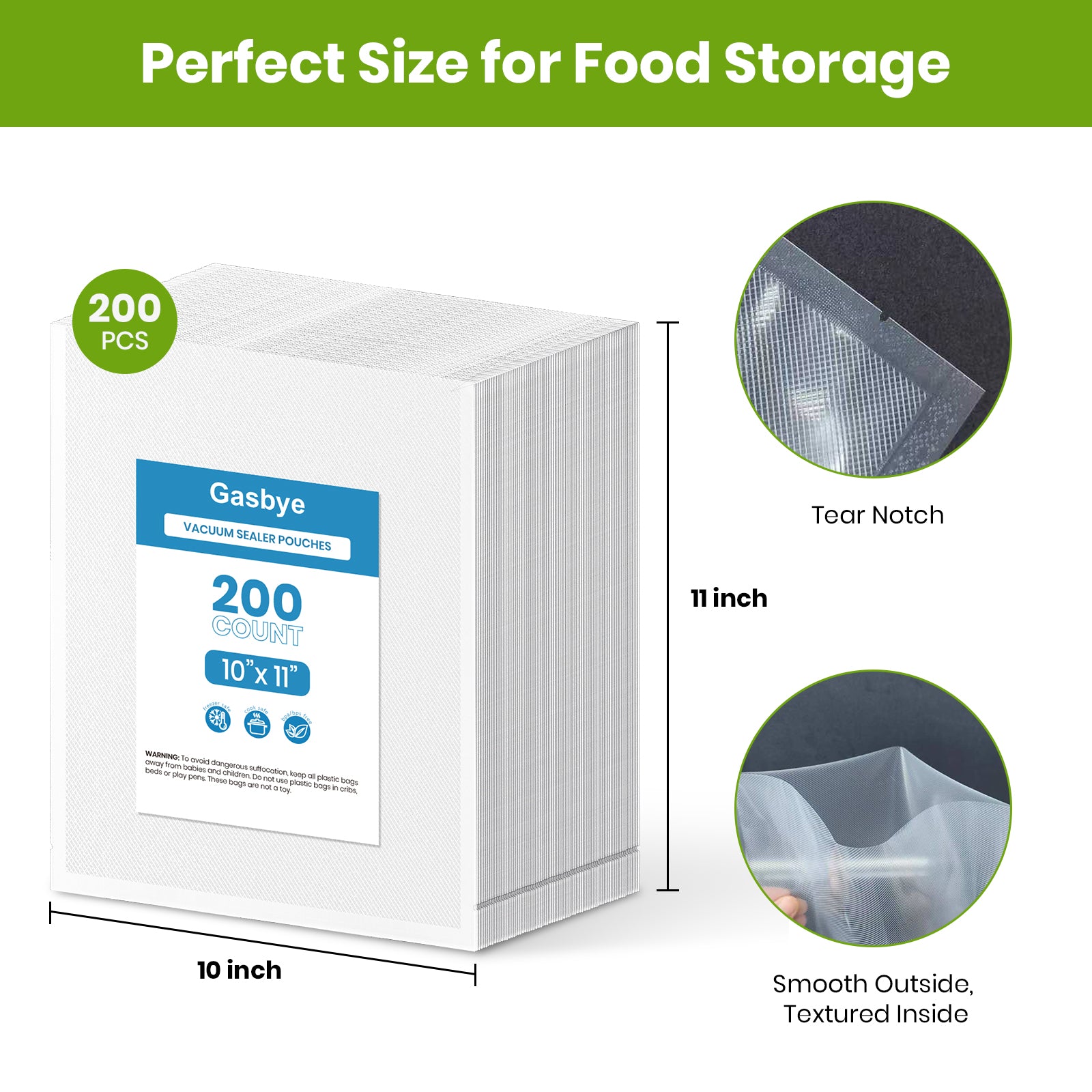 Perfect Size for Food Storage