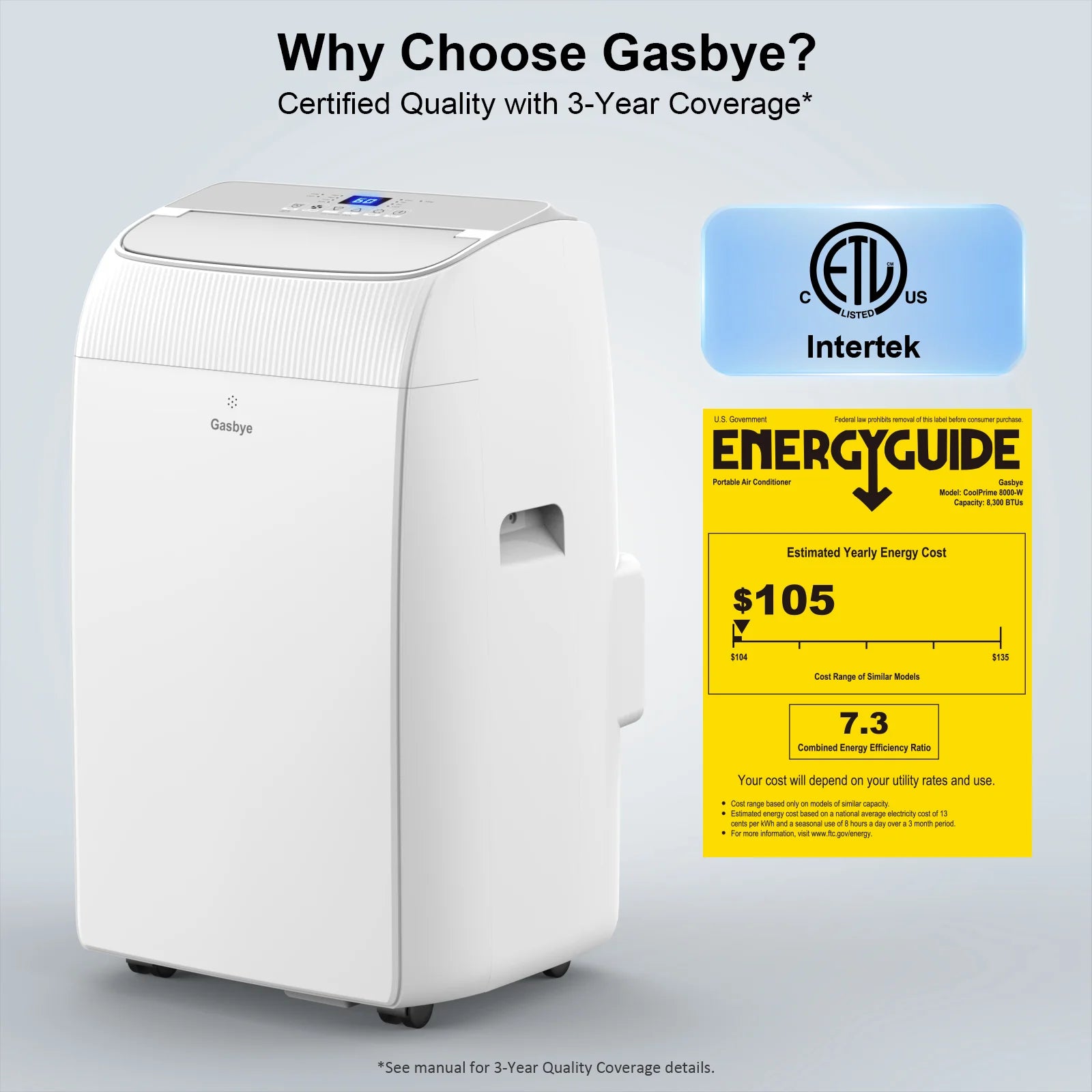 Reason to choose CoolPrime 8000W Air Conditioner