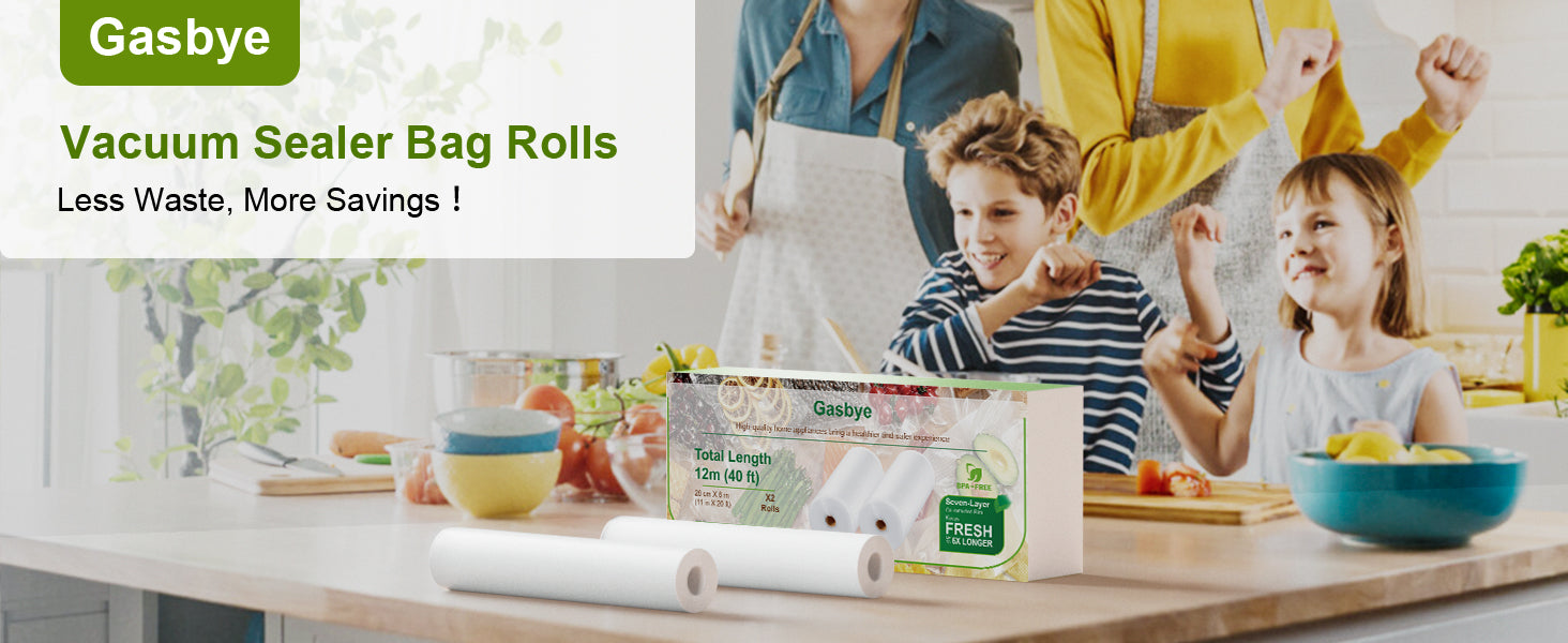 Vacuum Sealer Bag Rolls feature image