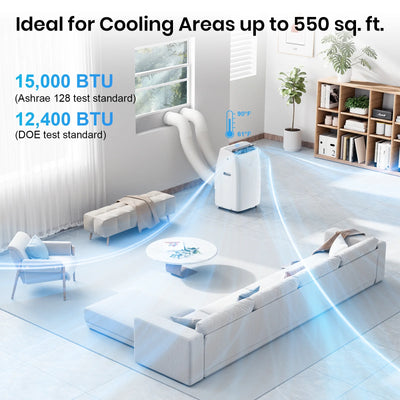 CoolPrime 12000W Air Conditioner ldeal for Cooling Areas up to 500 sq. ft.