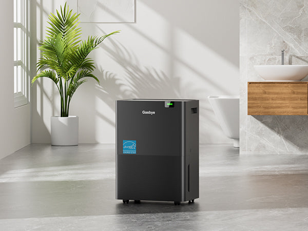 DryPrime 35B dehumidifier in laundry room scene