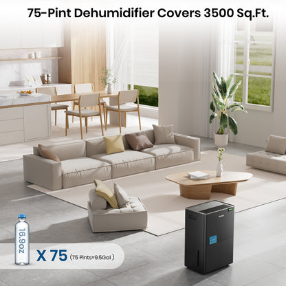 DryPrime 35BP Dehumidifier in living room environment