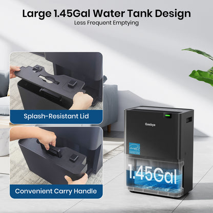 DryPrime 35BP Dehumidifier Large 1.45 Gal Water Tank Design